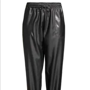 Elie Tahari Faux Leather Zuma Pants - New